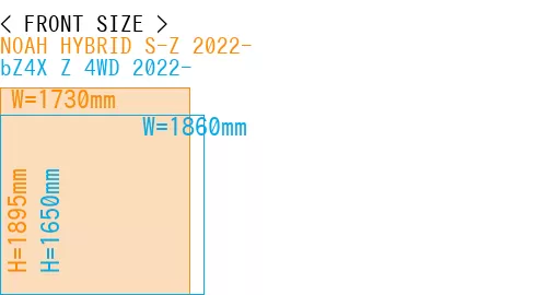 #NOAH HYBRID S-Z 2022- + bZ4X Z 4WD 2022-